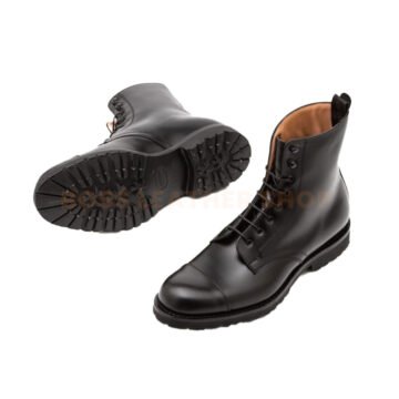 Leather Biker Boots Mens