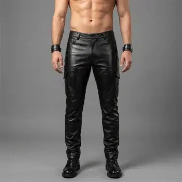 Biker Leather Pants