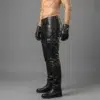 Biker Leather Pants - Image 3