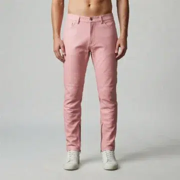 Pink Leather Pants