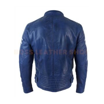 Alternative view of Blue Biker Jackets