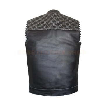 Alternative view of Mens Leather Vest