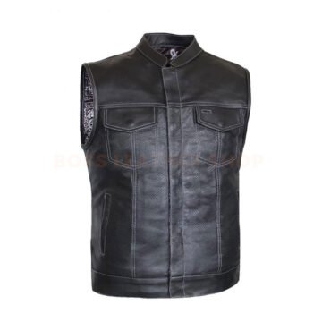Leather Vest Mens