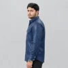Blue Leather Shirt - Image 3