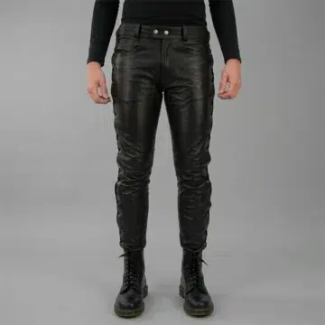Black Leather Pants Man