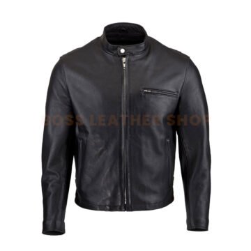 Black Leather Jacket Men
