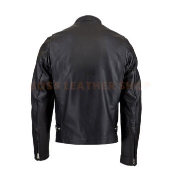 Alternative view of Black Leather Jacket Men​