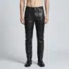 Black Leather Pants Mens​