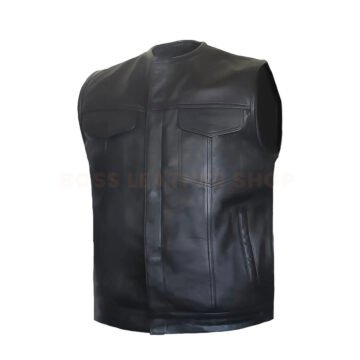 Leather Motorcycle Vests