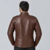 Brown Leather Shirt - Image 2