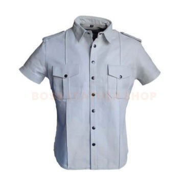 White Leather Shirts