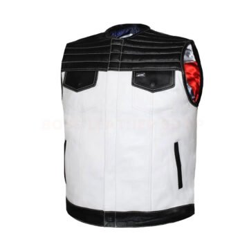 Leather Biker Vest