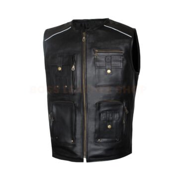 Biker Vest Leather