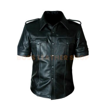 Leather Police Shirts