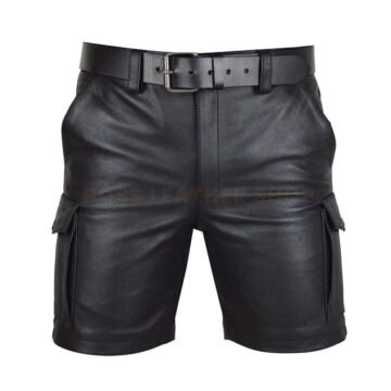Genuine Leather Shorts