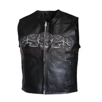 Leather Biker Vests