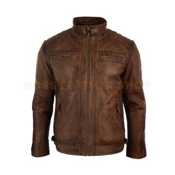 Brown Biker Jackets