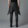 Black Leather Trousers Mens​ - Image 2