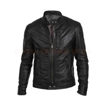 Mens Black Leather Jackets