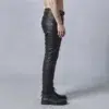 Black Pants With Leather - Image 3