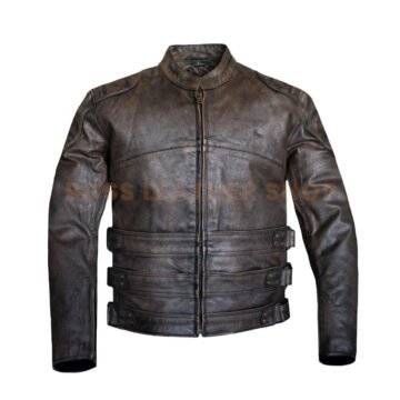 Vintage Leather Jacket Mens