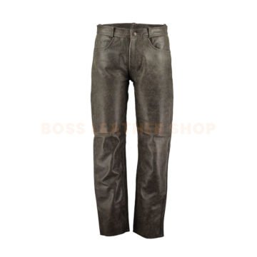 Distressed Vintage Leather Pants