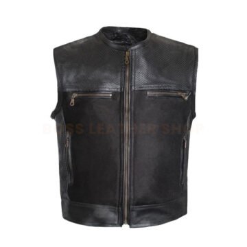 Motorcycle Vest Leather