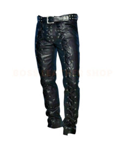 Black Pants With Leather