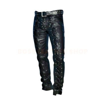 Black Pants With Leather