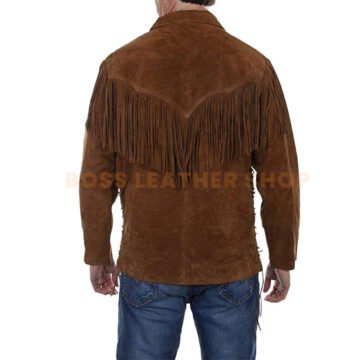 Alternative view of Fringed Suede Leather Jackets