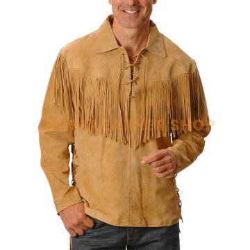 Genuine Suede Fringed Jacket