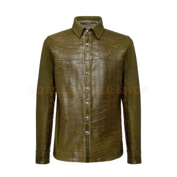 Crocodile Leather Shirt