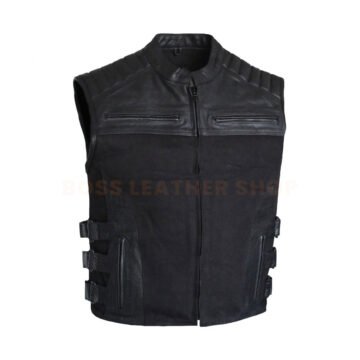 Leather Vest Men