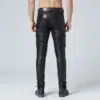 Leather Biker Pants - Image 2