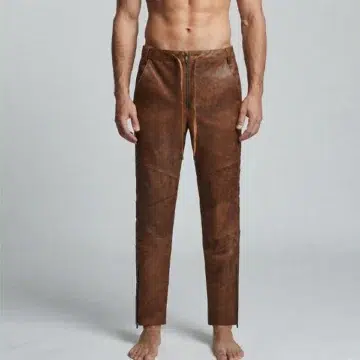 Leather Laces Pants