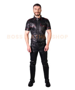 Leather Uniform Men