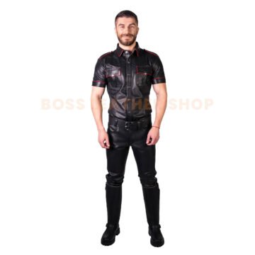 Leather Uniform Men