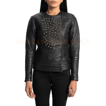 Womens Black Leather Jacket