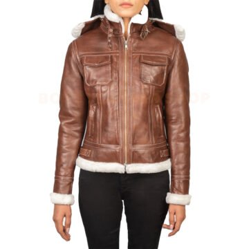 Leather Jacket With Fur