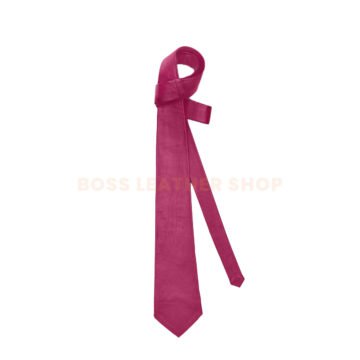Pink Leather Ties