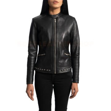 Black Leather Jacket Women