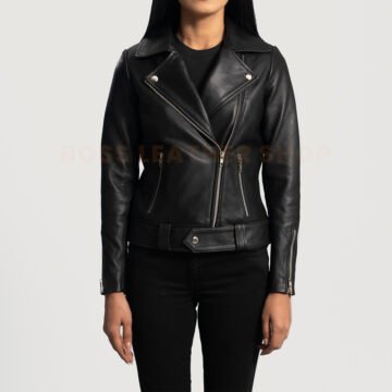 Womens Leather Motorcycle Jacket