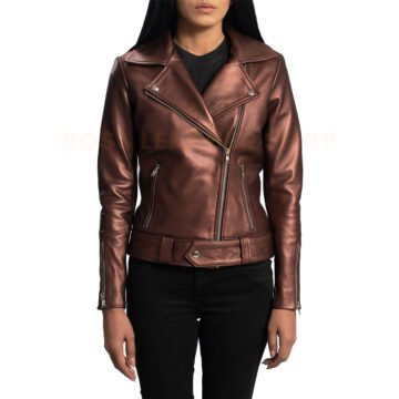 Genuine Leather Jacket Womens