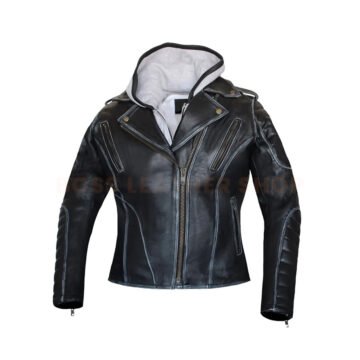 Black Biker Leather Jackets