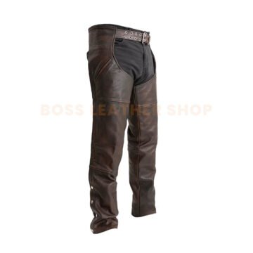 Leather Motorcycle Chaps