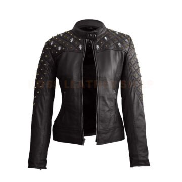 Womens Studded Leather Jackets