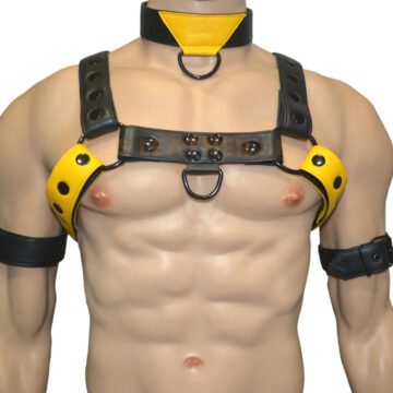 Mens Leather Body Harness