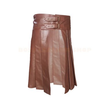 Leather Kilt Men