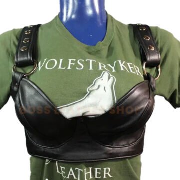 Genuine Leather Bra