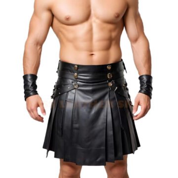 Leather Kilt Mens